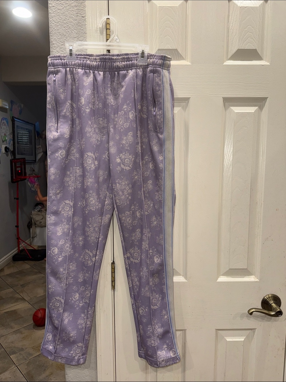 Urban Outfitters Lavender Floral Track Pants